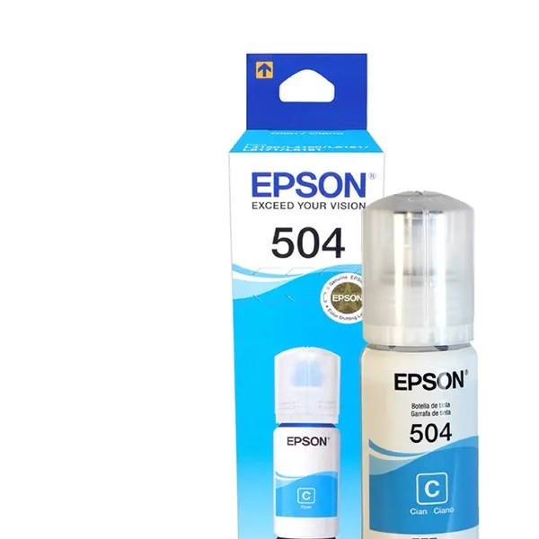 TINTA EPSON CYAN T504220-AL L4150L4160 70ML.